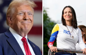 امن کا نوبیل انعام حاصل کرنے والی ماریا کورینا ماچاڈو نے انعام ٹرمپ کے نام کردیا