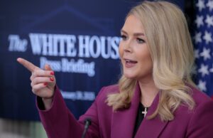 ہنگری میں ٹرمپ پیوٹن ملاقات کا فیصلہ کس نے کیا؟ ’تمھاری ماں نے‘، وائٹ ہاؤس ترجمان کا صحافی کو جواب